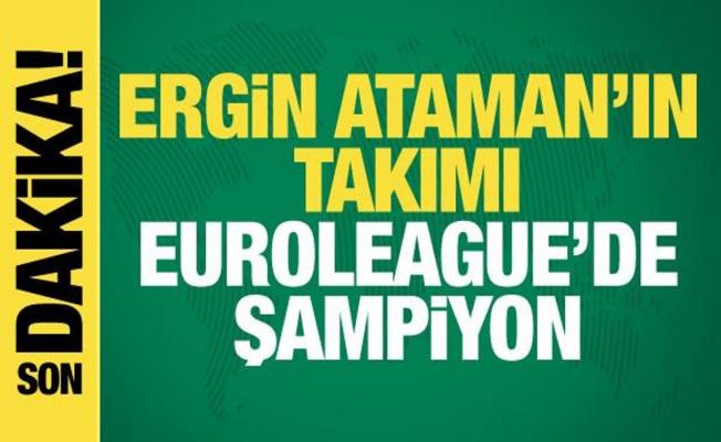 Ergin Ataman'ın Panathinaikos'u EuroLeague şampiyonu