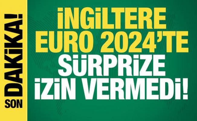 İngiltere EURO 2024'te sürprize izin vermedi